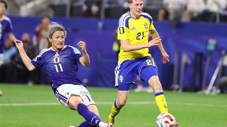 2026世界杯:日本与瑞典战成1-1,安东尼·埃兰加精彩进球助瑞典晋级