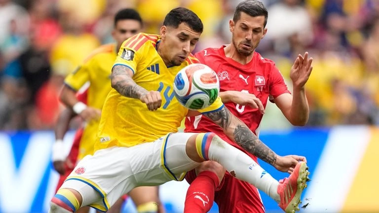 2026世界杯:瑞士0-0哥伦比亚(点球:4-3) - 瑞士通过点球战胜哥伦比亚晋级四分之一决赛,将迎战阿根廷